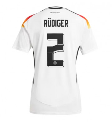 Alemania Antonio Rudiger #2 Primera Equipación Eurocopa 2024 Manga Corta